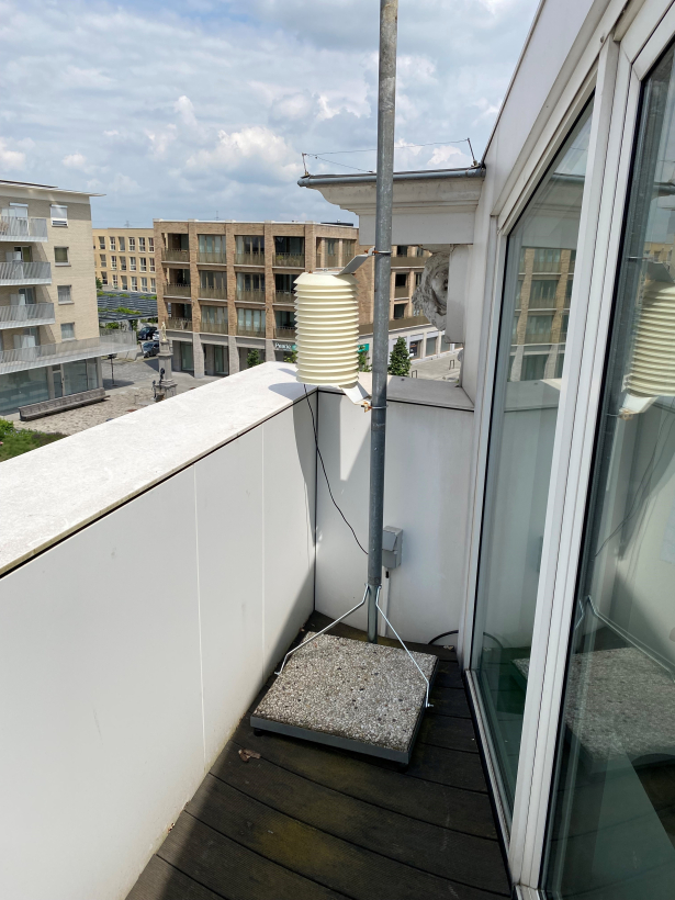 Luchtsensor balkon Stadhuis